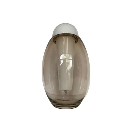 Image 1 of Lampe de table en verre vintage