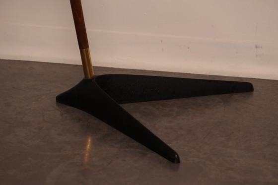 Image 1 of Floor lamp 'Fishing Pole' by Svend Aage Holm Sorensen for Sorensen & Co - Denmark - 1950's