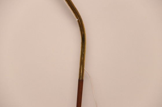 Image 1 of Floor lamp 'Fishing Pole' by Svend Aage Holm Sorensen for Sorensen & Co - Denmark - 1950's