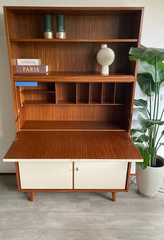 Image 1 of Retro vintage mid-century secretary