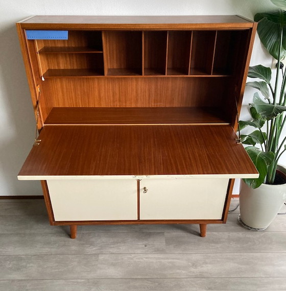 Image 1 of Retro vintage mid-century secretary