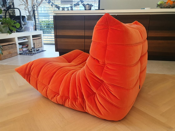 Image 1 of TOGO one-seater orange chair