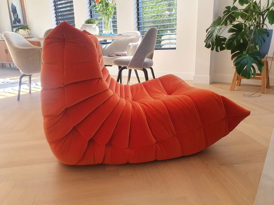 Image 1 of TOGO one-seater orange chair