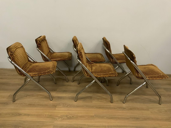 Image 1 of 6x Chaises de salle à manger vintage