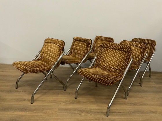 Image 1 of 6x Chaises de salle à manger vintage