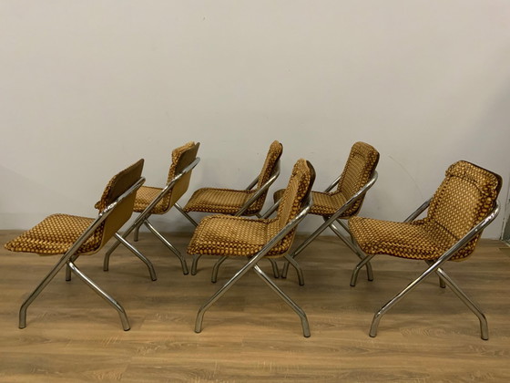 Image 1 of 6x Chaises de salle à manger vintage