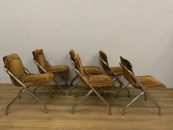 Image 1 of 6x Chaises de salle à manger vintage