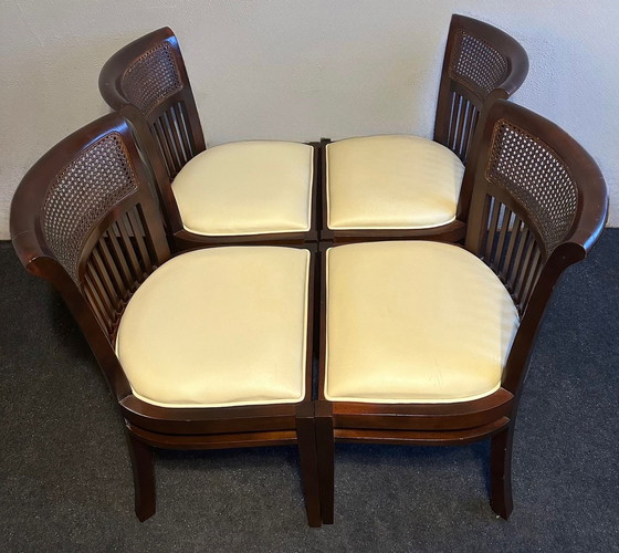 Image 1 of 4 x chaises allemandes de style Colony