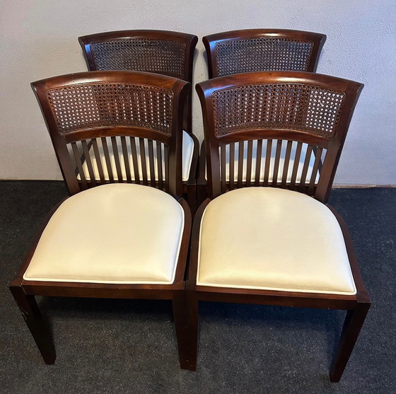 Image 1 of 4 x chaises allemandes de style Colony