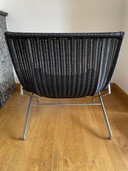 Fauteuil en rotin vintage