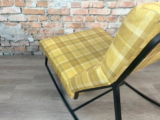 Image 1 of Gus Modern GT Rocker yellow checkered - armchair