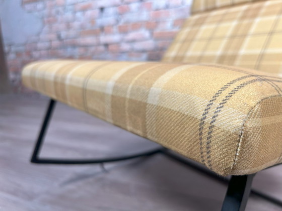 Image 1 of Gus Modern GT Rocker yellow checkered - armchair