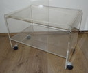 Vintage Plexiglass side table