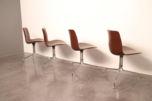 4x BO - EX model BO611 swivel chairs