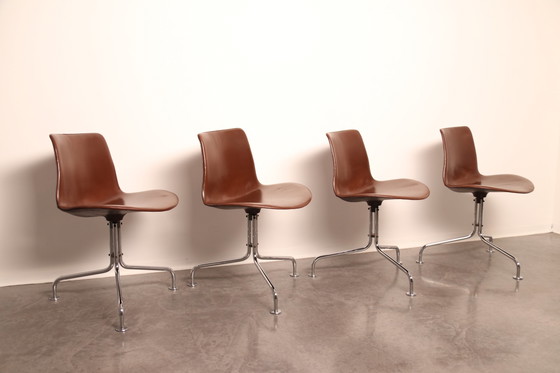 Image 1 of 4x BO - EX model BO611 swivel chairs