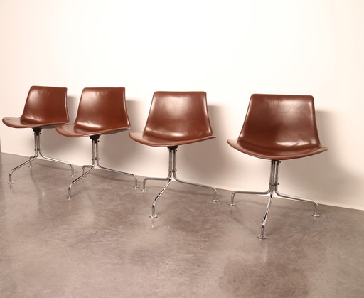 4x BO - EX model BO611 swivel chairs