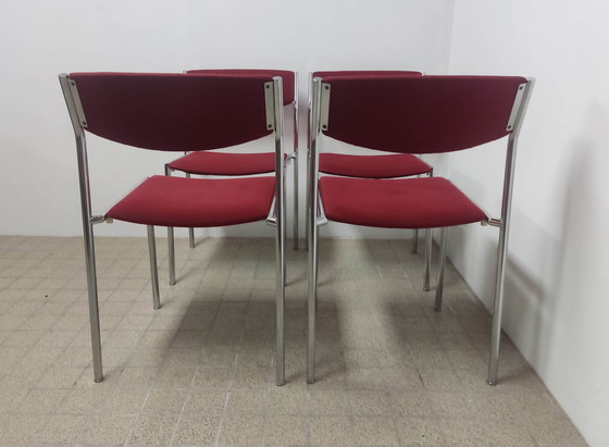 Image 1 of 4x Gijs van der Sluis dining chair