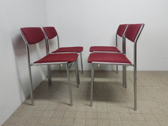 Image 1 of 4x Gijs van der Sluis dining chair