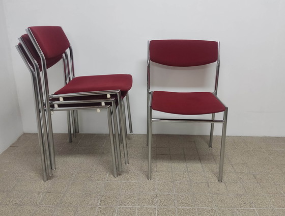 Image 1 of 4x Gijs van der Sluis dining chair