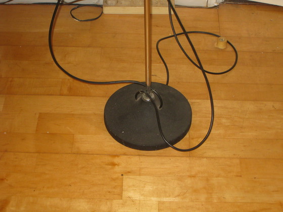 Image 1 of Lampadaire Herda de l'âge de l'espace des années 60, sphérique et chromé