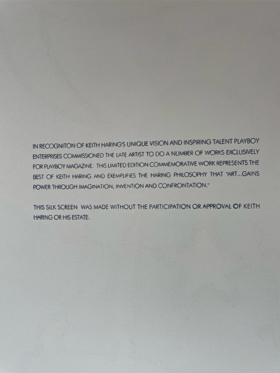 Image 1 of Keith Haring - un excellent poster de sauvetage
