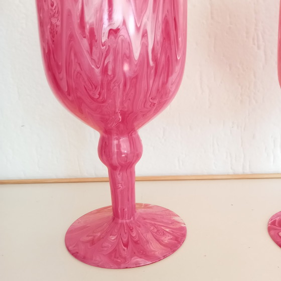 Image 1 of 2x Art di Marco chalice vases