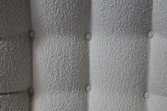 Image 1 of Chaise "Scoop" en teck avec ottoman par R.Huber & Co, 1960's