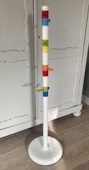 Memphis style coat rack