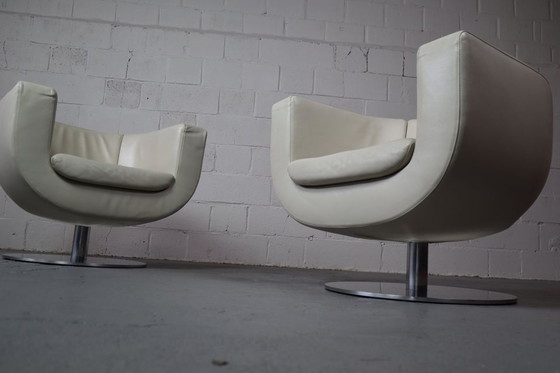 Image 1 of 2x B&B Italia "Tulip" armchairs by Jeffrey Bernett