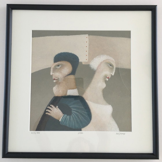 Image 1 of Robert Heijkoop - Sérigraphie 'couple'