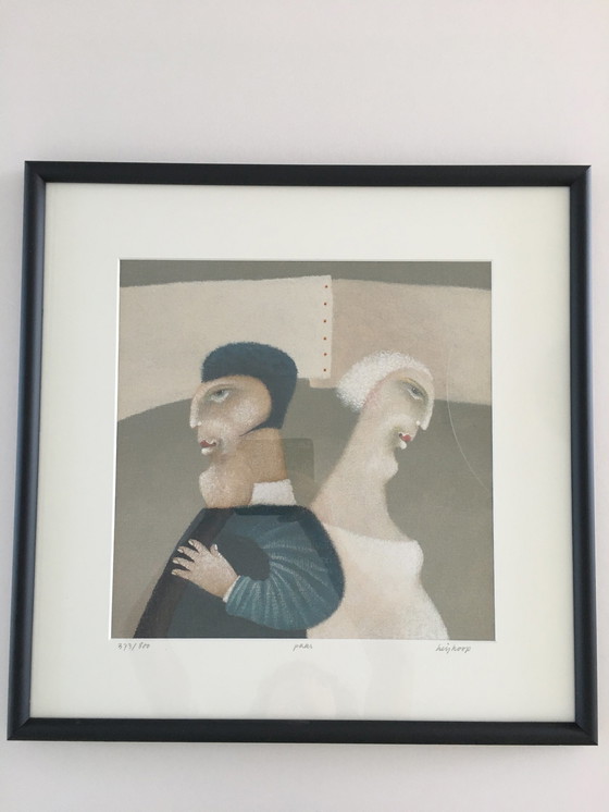 Image 1 of Robert Heijkoop - Sérigraphie 'couple'