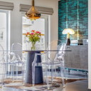 4x Kartell Fauteuil Louis Ghost par Philippe Starck