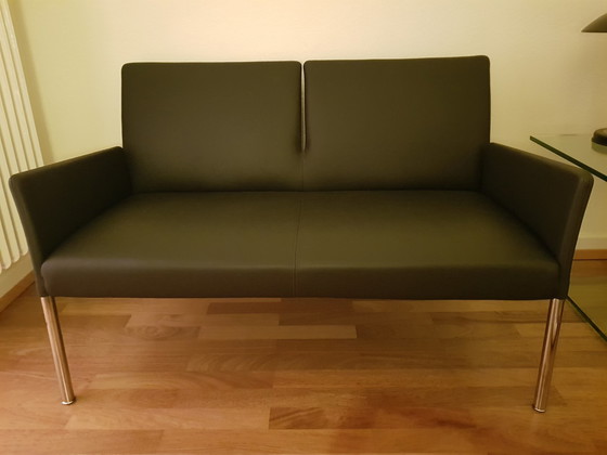 Image 1 of Walter Knoll leather bench