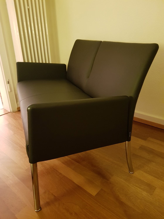 Image 1 of Walter Knoll leather bench