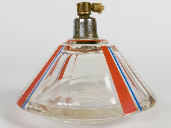 Image 1 of Karl Palda - Art Deco - toilet set - Powder box - Perfume bottle - perfume atomizer - Czech Republic - 1st quarter 20th century