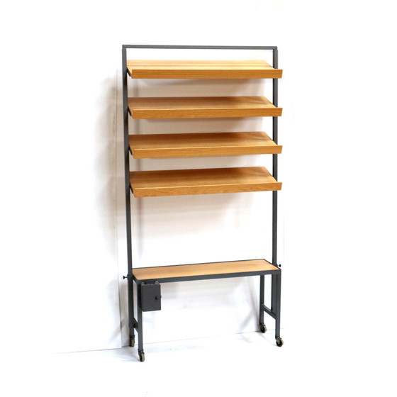 Image 1 of Étagère murale vintage réglable en hauteur / séparateur de pièce / bibliothèque 1960s