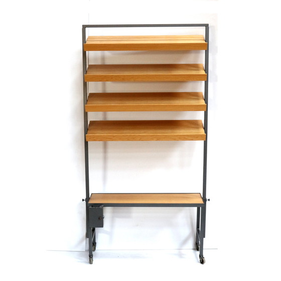 Image 1 of Étagère murale vintage réglable en hauteur / séparateur de pièce / bibliothèque 1960s