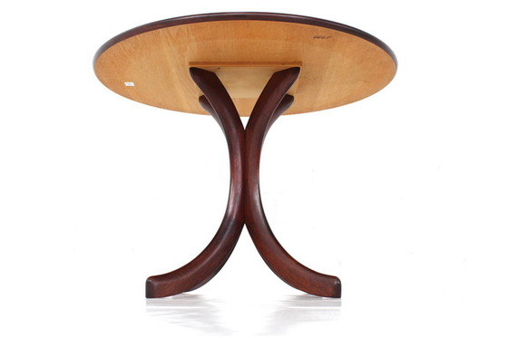 Image 1 of German Mid-Century Coffee Table, coffee table, bistro table, exotic woods