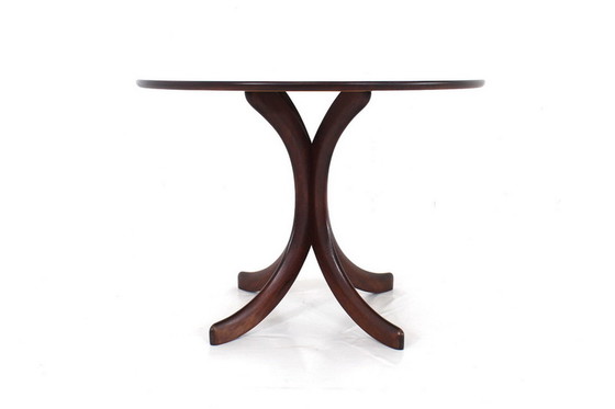 Image 1 of German Mid-Century Coffee Table, coffee table, bistro table, exotic woods