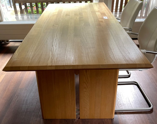 Modern handmade wooden dining table