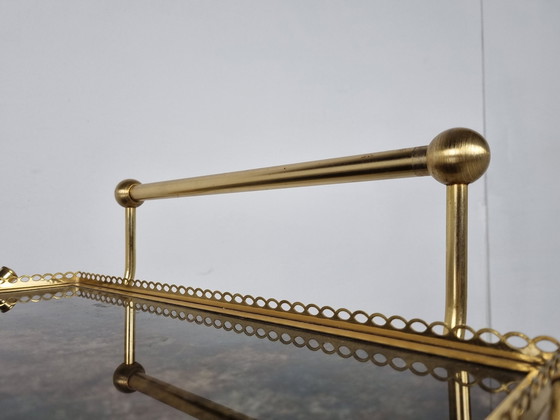 Image 1 of Carrello portavivande in ottone vintage