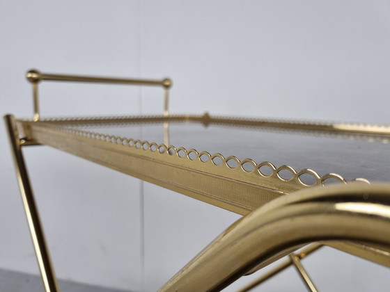 Image 1 of Carrello portavivande in ottone vintage