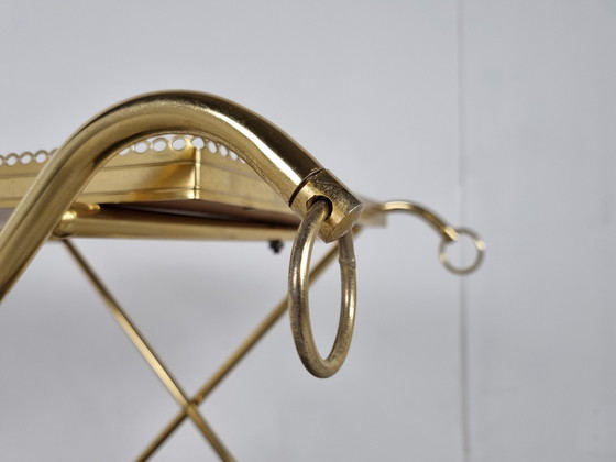 Image 1 of Carrello portavivande in ottone vintage
