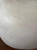 Hard stone pebble side table