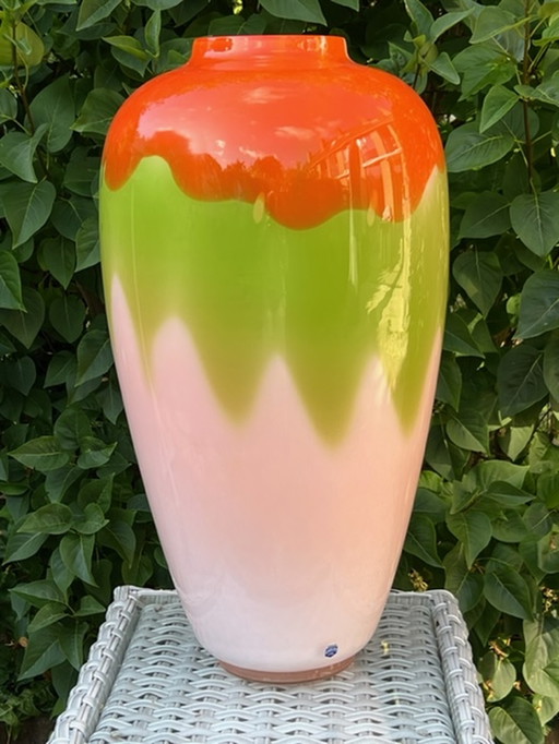 Large (66cm) Unique Decorative Vase Object of Murano Glass