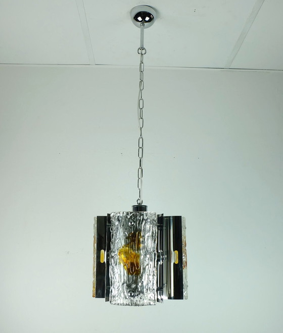 Image 1 of mid century hanging lamp mazzega 60s