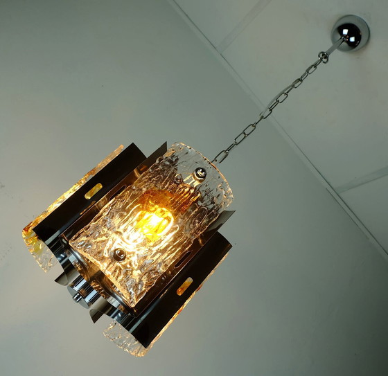 Image 1 of mid century hanging lamp mazzega 60s