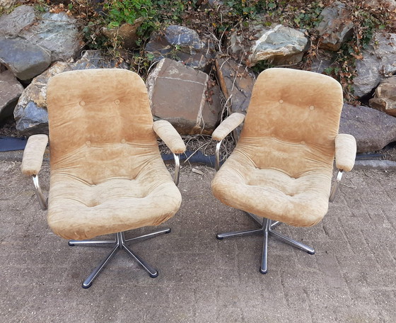 Image 1 of 2x vintage design chairs