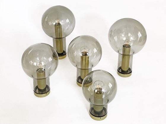 Image 1 of 5x Raak Maxi-Globe ceiling lamps