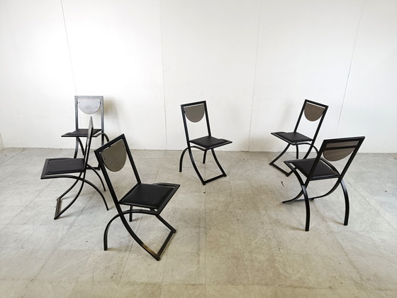 Image 1 of 6x KFF Sinus by Karl Friedrich Förster dining chairs